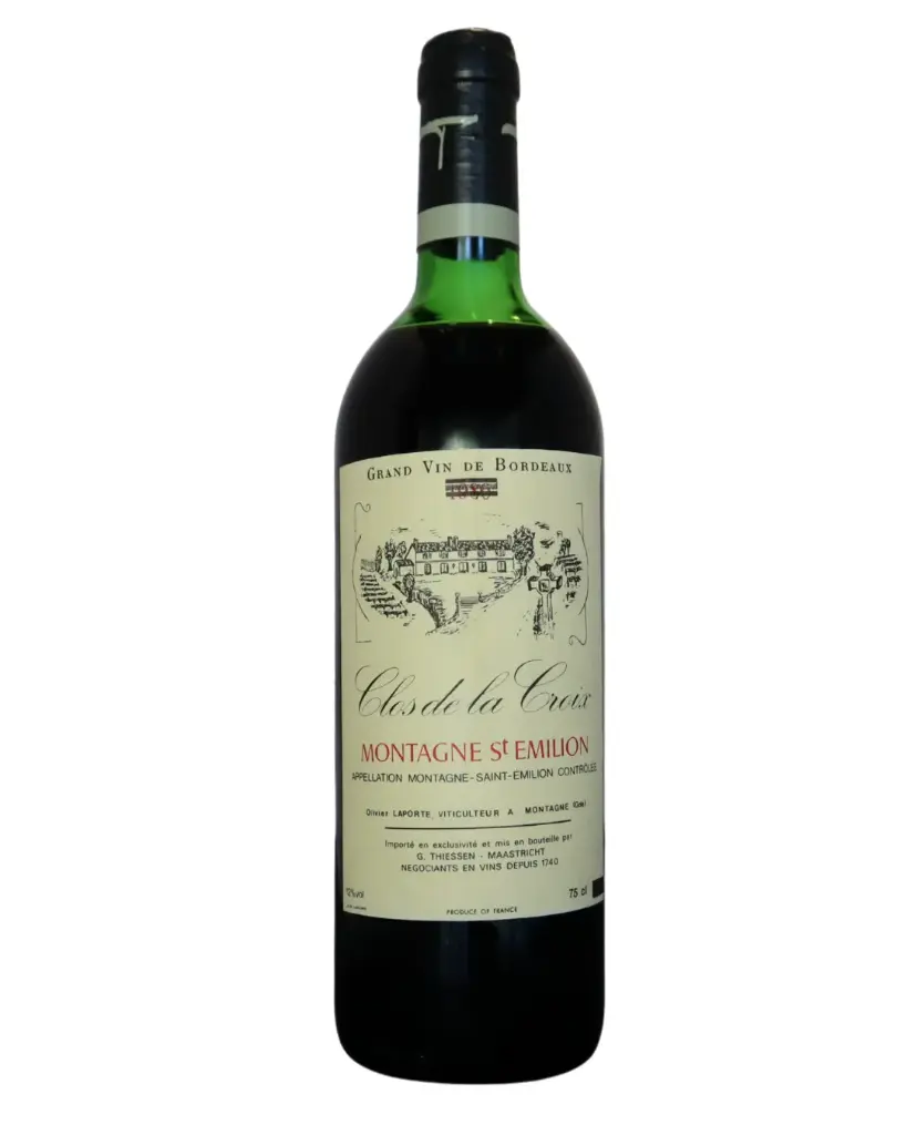 [255086] Clos de la Croix Mont. St. Emilion (1986)