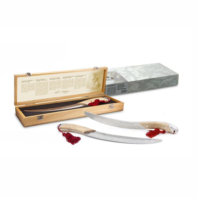 [ACCE0811] Champagne sabel Pulltex in kist