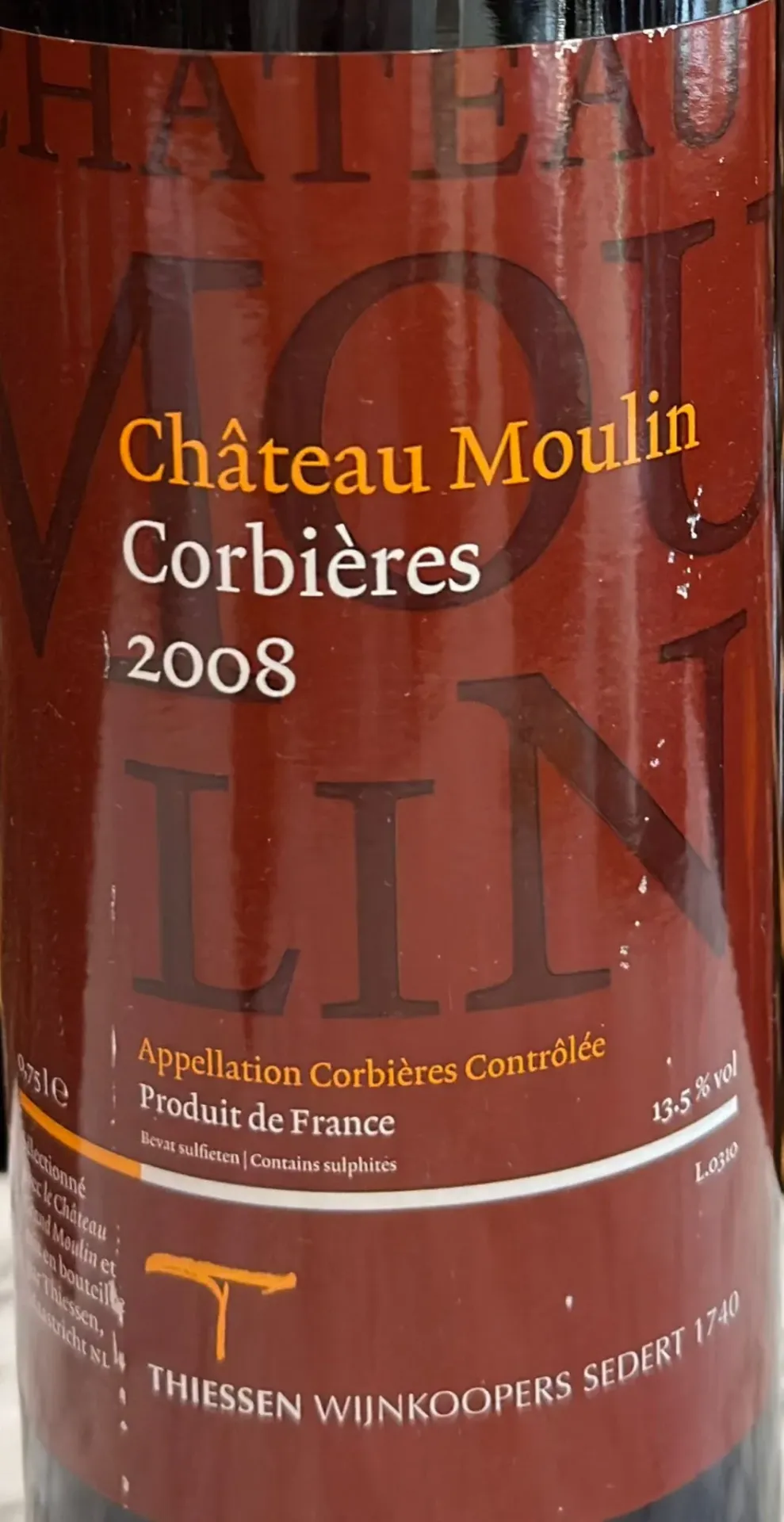 [RESTA0015] Moulin 2005 Corbieres