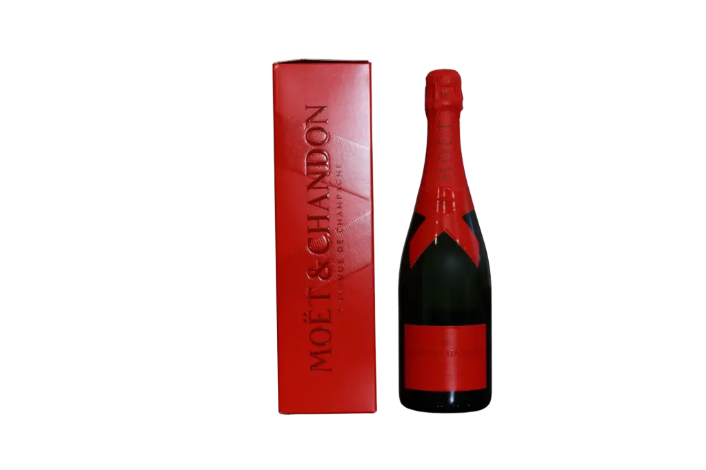 Moet & Chandon Champagne brut End of year 2025 red box